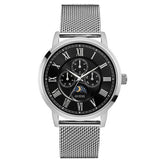  Shop Authentic Guess Delancey Black Dial Silver Mesh Bracelet Watch for Men - W0871G1 - Luxxuri