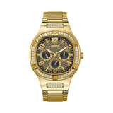  Shop Authentic Guess Duke Glitz Crystals Gold Dial Gold Steel Strap Watch For Men - GW0576G2 - Luxxuri