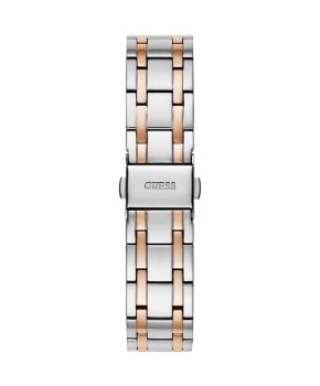  Shop Authentic Guess Cosmo Quartz Silver Dial Two Tone Steel Strap Watch For Women - GW0033L9 - Luxxuri