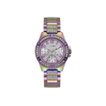  Shop Authentic Guess Lady Frontier Diamonds Silver Dial Multicolor Steel Strap Watch for Women - GW0044L1 - Luxxuri