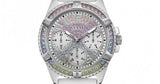  Shop Authentic Guess Frontier Diamonds Silver Dial White Rubber Strap Watch for Women - GW0045L1 - Luxxuri