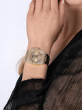  Shop Authentic Guess Raven Diamonds Gold Dial Gold Steel Strap Watch for Women - GW0104L2 - Luxxuri
