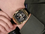  Shop Authentic Guess Phoenix Multifunction Black Dial Black Leather Strap Watch for Men - GW0202G1 - Luxxuri