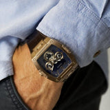  Shop Authentic Guess Phoenix Multifunction Blue Dial Brown Leather Strap Watch for Men - GW0202G2 - Luxxuri