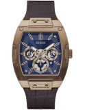  Shop Authentic Guess Phoenix Multifunction Blue Dial Brown Leather Strap Watch for Men - GW0202G2 - Luxxuri