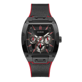  Shop Authentic Guess Phoenix Multifunction Black Dial Black & Red Rubber Strap Watch for Men - GW0202G7 - Luxxuri