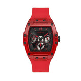  Shop Authentic Guess Phoenix Multifunction Black Dial Red Rubber Strap Watch for Men - GW0203G5 - Luxxuri