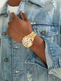  Shop Authentic Guess Altitude Multifunction Gold Dial Gold Steel Strap Watch for Men - GW0434G1 - Luxxuri