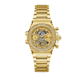  Shop Authentic Guess Fusion Chronograph Gold Dial Gold Steel Strap Watch for Women - GW0552L2 - Luxxuri