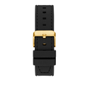 Guess Headliner Multifunction Green Dial Black Silicone Strap Watch For Men - GW0571G3