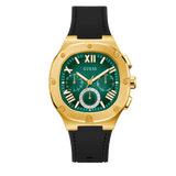  Shop Authentic Guess Headliner Multifunction Green Dial Black Silicone Strap Watch For Men - GW0571G3 - Luxxuri