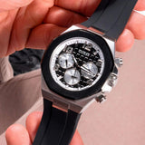  Shop Authentic Guess Empire Chronograph Black Dial Black Silicon Strap Watch For Men - GW0583G1 - Luxxuri