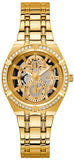 Shop Authentic Guess Allara Quartz Gold Dial Gold Steel Strap Watch For Women - GW0604L2 - Luxxuri