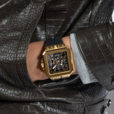  Shop Authentic Guess Leo Multifunction Black Dial Black Silicone Strap Watch For Men - GW0637G2 - Luxxuri