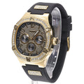  Shop Authentic Guess Duke Crystals Black Dial Black Silicone Strap Watch For Men - GW0641G2 - Luxxuri