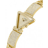  Shop Authentic Guess Fame Crystals Gold Dial Gold Steel Strap Watch For Women - GW0644L2 - Luxxuri