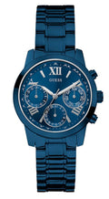  Shop Authentic Guess F14 Chronograph Analog Blue Dial Blue Steel Strap Watch For Women - W0448L5 - Luxxuri