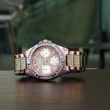  Shop Authentic Guess Lady Frontier Diamonds Silver Dial Multicolor Steel Strap Watch for Women - GW0044L1 - Luxxuri