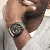  Shop Authentic Guess Legacy Black Dial Black Rubber Strap Watch for Men - W1049G5 - Luxxuri