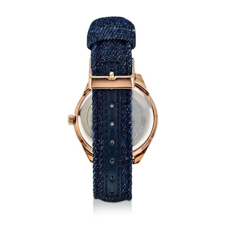  Shop Authentic Guess Little Flirt Quartz Blue Dial Blue Leather Strap Watch For Women - W0456L6 - Luxxuri