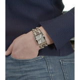  Shop Authentic Guess Mod Heavy Metal Silver Dial Silver Steel Strap Watch For Women - W1117L1 - Luxxuri