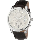  Shop Authentic Guess Exec Chronograph White Dial Brown Leather Strap Watch For Men - W0076G2 - Luxxuri