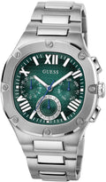  Shop Authentic Guess Headline Quartz Green Dial Silver Steel Strap Watch For Men - GW0572G6 - Luxxuri