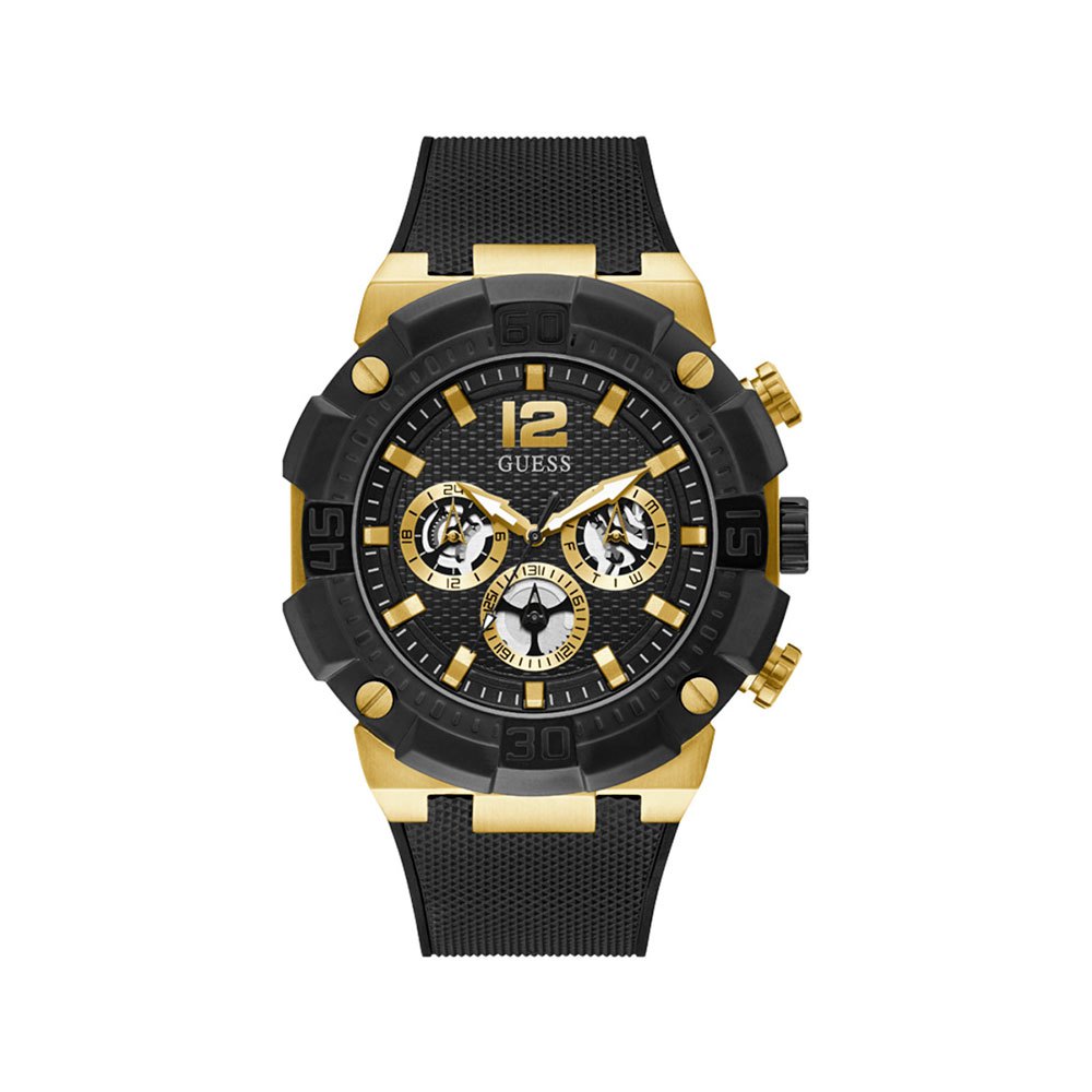  Shop Authentic Guess Navigator Chronograph Black Dial Black Rubber Strap Watch for Men - GW0264G3 - Luxxuri