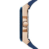  Shop Authentic Guess Legacy Chronograph Blue Dial Blue Rubber Strap Watch For Men - W1049G9 - Luxxuri