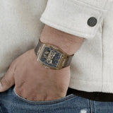  Shop Authentic Guess Phoenix Multifunction Blue Dial Brown Leather Strap Watch for Men - GW0202G2 - Luxxuri