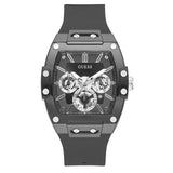  Shop Authentic Guess Phoenix Multifunction Black Dial Black Rubber Strap Watch for Men - GW0203G3 - Luxxuri