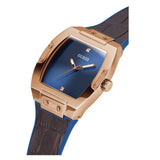  Shop Authentic Guess Phoenix Blue Dial Brown Leather Strap Watch for Men - GW0386G2 - Luxxuri