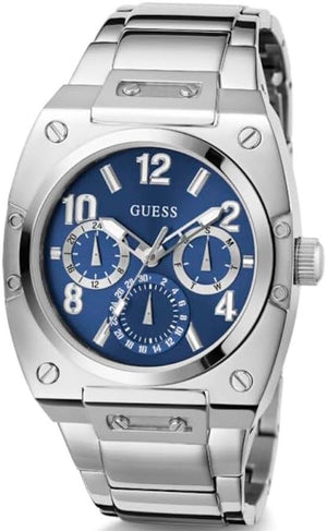  Shop Authentic Guess Prodigy Chronograph Blue Dial Silver Steel Strap Watch For Men - GW0624G1 - Luxxuri