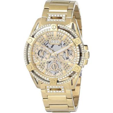  Shop Authentic Guess Queen Quartz Gold Dial Gold Steel Strap Watch For Women - GW0464L2 - Luxxuri