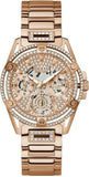  Shop Authentic Guess Queen Multifunction Rose Gold Dial Rose Gold Steel Strap Watch For Women - GW0464L3 - Luxxuri