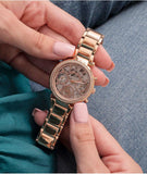  Shop Authentic Guess Solstice Diamonds Rose Gold Dial Rose Gold Steel Strap Watch for Women - GW0403L3 - Luxxuri