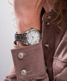  Shop Authentic Guess Luna Silver Dial Silver Steel Strap Watch for Women - GW0308L1 - Luxxuri