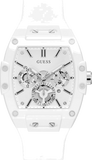  Shop Authentic Guess Phoenix Multifunction White Dial White Rubber Strap Watch for Men - GW0203G2 - Luxxuri