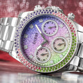  Shop Authentic Guess Sol Chronograph Crystals Multicolor Dial Silver Steel Strap Watch For Women - GW0483L1 - Luxxuri