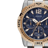  Shop Authentic Guess Commander Chronograph Blue Dial Two Tone Steel Strap Watch for Men - GW0056G5 - Luxxuri