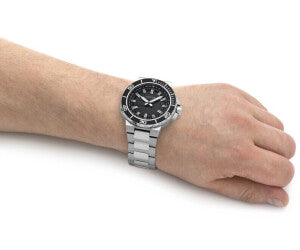  Shop Authentic Guess Track Black Dial Silver Steel Strap Watch for Men - GW0426G1 - Luxxuri