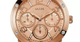  Shop Authentic Guess Studio Rose Gold Dial Rose Gold Steel Strap Watch For Women - W0778L3 - Luxxuri