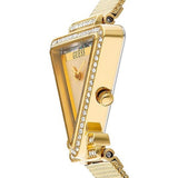  Shop Authentic Guess Fame Diamonds Gold Dial Gold Mesh Bracelet Watch for Women - GW0508L2 - Luxxuri