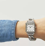  Shop Authentic Guess Vanity Diamonds White Dial Silver Steel Strap Watch for Women - W1030L1 - Luxxuri