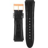  Shop Authentic Guess Rigor Analog Black Dial Black Leather Strap Watch For Men - W0040G4 - Luxxuri