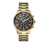  Shop Authentic Guess Chaser Chronograph Black Dial Gold Steel Strap Watch for Men - W0170G2 - Luxxuri