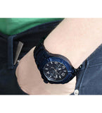  Shop Authentic Guess Rigor Multifunction Black Dial Blue Steel Strap Watch for Men - W0218G4 - Luxxuri