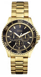  Shop Authentic Guess BFF Multifunction Black Dial Gold Steel Strap Watch for Women - W0231L3 - Luxxuri