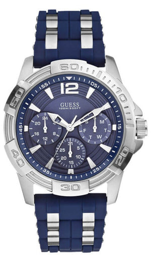  Shop Authentic Guess Oasis Multifunction Blue Dial Two Tone Steel Strap Watch for Men- W0366G2 - Luxxuri