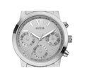  Shop Authentic Guess Mini Sunrise Silver Dial Silver Steel Strap Watch For Women - W0448L1 - Luxxuri